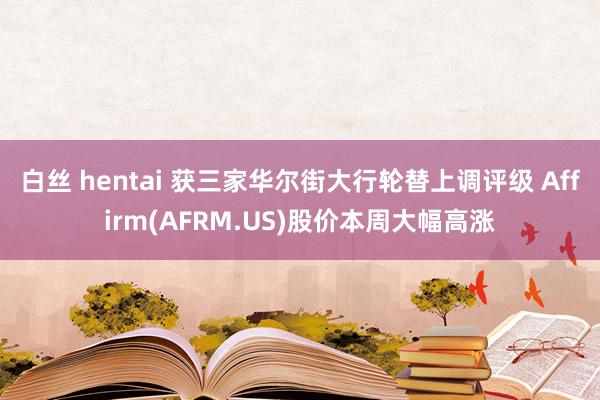 白丝 hentai 获三家华尔街大行轮替上调评级 Affirm(AFRM.US)股价本周大幅高涨