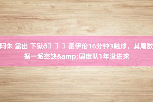 阿朱 露出 下狱😖霍伊伦16分钟3触球，其尾数据一派空缺&国度队1年没进球