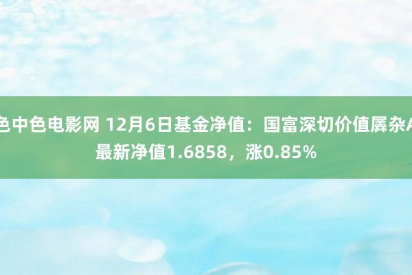 色中色电影网 12月6日基金净值：国富深切价值羼杂A最新净值1.6858，涨0.85%