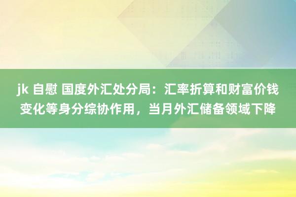 jk 自慰 国度外汇处分局：汇率折算和财富价钱变化等身分综协作用，当月外汇储备领域下降